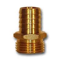 Midland Metal LF29MGH-1012 MAF/USA LF Barb x MGH, MAF/USA LF GARDEN HOSE, 5/8 Hid x 3/4 Mht Lf Gh Barb, MAF/USA Brass Fittings Weekend Sale