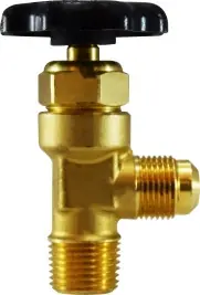 Hot Deal Midland Metal 46473 Truck Valve, 3/8 x 1/2 in Nominal, Flared x MIP, 250 psi Pressure, -40 to 250 deg F