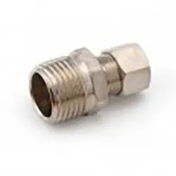 Bargain Midland Metal 700668-0606 Male Adapters, Chrome-Plated LF Compression, Lf 768Cp 3/8 x 3/8 Cp Conn, Lead-Free Fittings