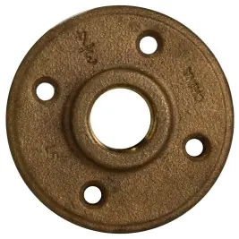 Brand New Midland Metal 44781 Floor Flange, 3/4 in FPT, Bronze, 125