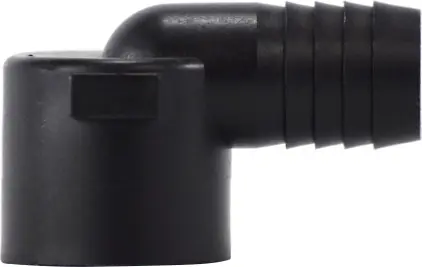 Midland Metal 33339P 90 deg Elbow, 1/4 in Hose Barbed x 3/8 in FIP, Polypropylene Place Order