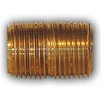New Arrival Mid-America Fittings LF112-12 Close Nipple, 3/4 in MPT x 3/4 in MPT, 1.31 in, Brass