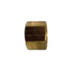 AMC 700061-04 Hex Nut, 1/4 in Compression, Brass Buy Direct