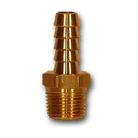 Secure Checkout Midland Metal 29-32 Hose to Male Pipe, MAF/USA HOSE BARB, 3/16 Hid x 1/8 Mpt Hose Barb, MAF/USA Brass Fittings