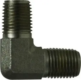 Midland Metal 550032 Male Elbow, Steel Pipe Fittings, 2-11 1/2 x 2-11 1/2 Elbow, Hydraulics Fast Shipping