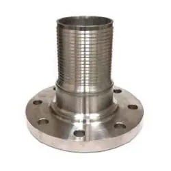 Midland Metal CNFL-250CR-S Steel Fixed Flange, Combination King Nipples, 2-1/2Crimplok Comb Nipple Steel W/Flange, Hose Accessories Bargain