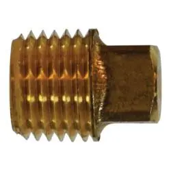 AMC 706109-06 Pipe Plug, 3/8 in MIP, 0.8 in, Brass Latest