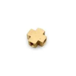 AMC 706102-08 Pipe Cross, 1/2 in FIP x 1/2 in FIP x 1/2 in FIP x 1/2 in FIP, Brass In Demand