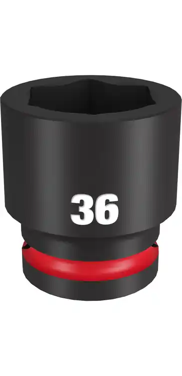 Clearance Milwaukee Tool 49-66-6374 SHOCKWAVE Impact Duty 3/4" Drive 36MM Standard 6 Point Socket