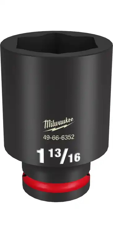 Mega Sale Milwaukee Tool 49-66-6352 SHOCKWAVE Impact Duty 3/4" Drive 1-13/16" Deep 6 Point Socket