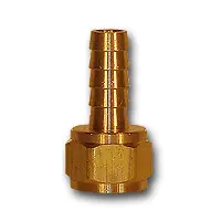 Midland Metal 29F-22 Hose to Female Pipe, MAF/USA HOSE BARB, 1/8 Hid x 1/8 Fpt Fe Hose Barb, MAF/USA Brass Fittings Professional Grade