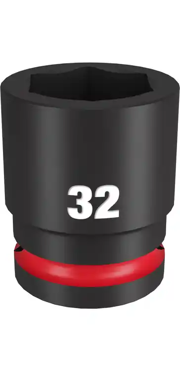 Milwaukee Tool 49-66-6370 SHOCKWAVE Impact Duty 3/4" Drive 32MM Standard 6 Point Socket Today Only