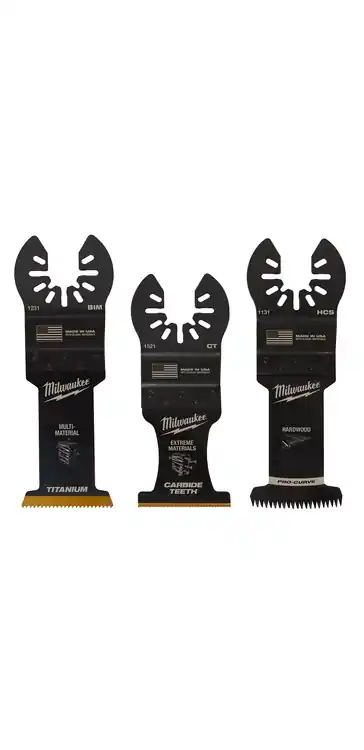 Milwaukee Tool 49-10-9001 3 PC Universal Fit Oscillating Multi-Tool Blade Set Don't Miss Out