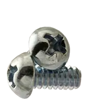 10-32 x 1 3/4" Machine Screws, Phillips Round Head, Zinc Cr+3, Full Thread, Qty 100 Brand New