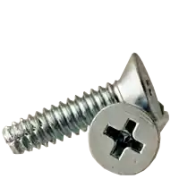 6-32 x 1/2" Thread-Cutting Screws, Phillips Pan Head, Type F, Zinc Cr+3, Full Thread, Qty 100 Express Delivery