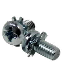 M4-0.70 x 8 mm Machine Screws, External Tooth Lockwasher, Phillips Pan Head, SEMS, Zinc Cr+3, Qty 500 Buy Online