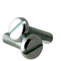 Factory Price 8-32 x 7/8" Machine Screws, Slotted Pan Head, Zinc Cr+3, Full Thread, Qty 100