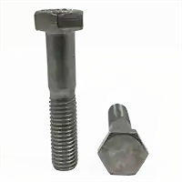 Bargain M20-2.50 x 180 mm Hex Cap Screws, 316 Stainless Steel A4, Partial Thread, Coarse (UNC), DIN 931, Qty 10