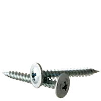 8-15 x 1" Drywall Screws, Phillips K-Lath Head, Twinfast, Zinc Cr+3, Full Thread, Qty 100 Today Only