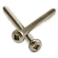 Don't Miss Out 10-32 x 1/2" Machine Screws, Square Drive Pan Head, 18-8 Stainless Steel A2, Full Thread, Qty 1000