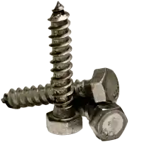 Clearance 5/16"-9 x 3 1/2" Hex Lag Screws, Plain Finish, Low Carbon Steel, Qty 50