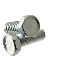 Best Seller 10-24 x 1 1/4" Machine Screws, Unslotted Indented Hex Head, Zinc Cr+3, Full Thread, Coarse (UNC), Qty 50
