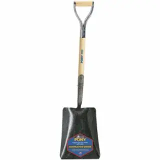 Professional Grade Jackson Professional Tools 1200900 2 Pony Square Point Shovel 27"Armor " D" Handle