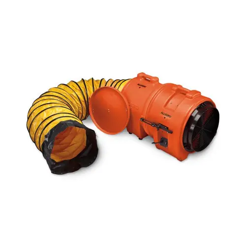 Popular Allegro 9553-25 16" Axial Ac Plas Blowerw/Can & 25‘ Ducting