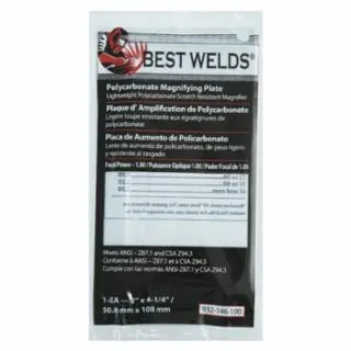 One Day Deal Best Welds 901-932-146-100 Bw-2X4-1/4 Polycarb Maglens 1.00 Diopter