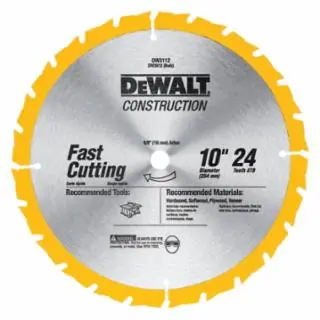 Dewalt DW3112 10" 24T Thin Kerf Table In Demand