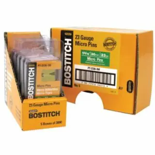 Bostitch PT-2312-3M 23Ga Headless Pin-1/2In-3000/Box (1 BX) Fan Favorite