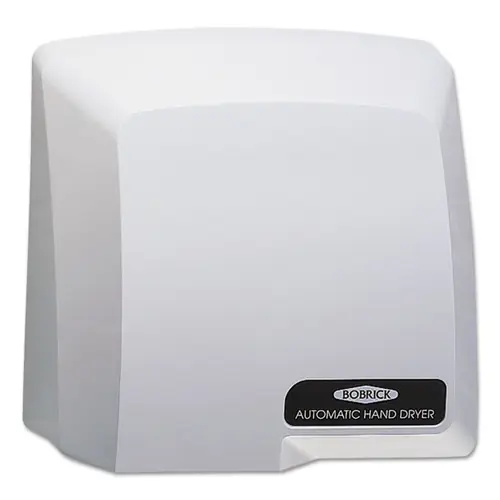 Must Have Bobrick Washroom BOB710 Compac Hand Dryer 115V White 15 Amps