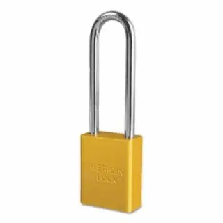 American Lock A1107YLW Aluminum Padlock - Gold3" Shackle Best Choice