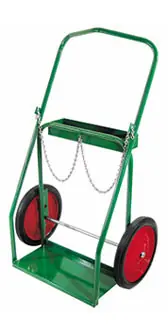 Anthony 8-16S-LNR Low Rail Cyl Cart/Chain/Lnr/16In Rub Wheel Express Delivery