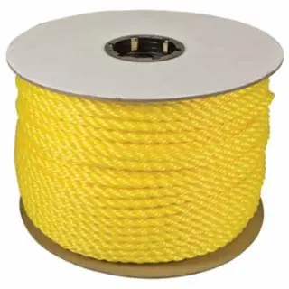 Orion Ropeworks Inc 350100-YEL-00600-R0309 5/16 X 600 Twisted Polylite Yellow Professional Grade
