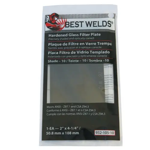 Best Welds 901-932-105-12 Bw-2X4-1/4 12 Glas S Filter Plate Hot Picks