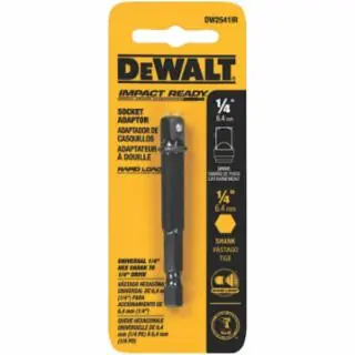 1/4" HEX SHANK TO 1/4" SOCKET ADAPTOR Direct From Factory