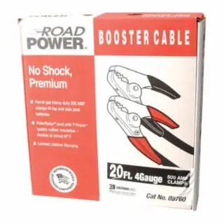 Southwire 87600108 20‘ 500Amp 4Ga. Black Booster Cable W/ Hd Parro Limited Offer