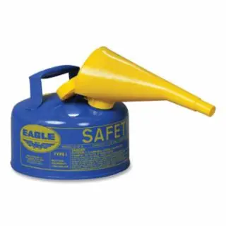 Shop Now Eagle UI10FSB Type 1 Safety Can Blue 1Gal (1 CN)
