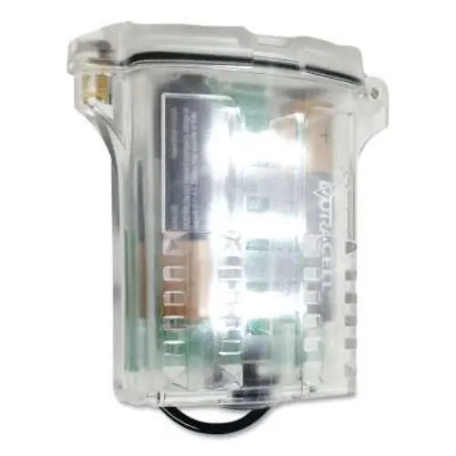 Same Day Shipping Bright Star 71000W Freakin‘ Beacon Safety Flasher White Metal Clip
