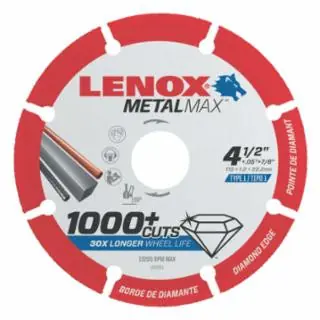 Lenox 1972922 Lenox Diam Cutoff Wh Ag5" X 7/8" Angle Grinder Popular