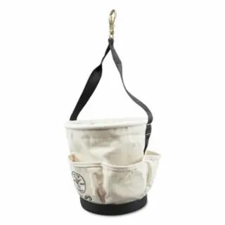 Klein Tools 5171PS Heavy-Duty Tapered Wall Bucket 4 Pockets New Arrival