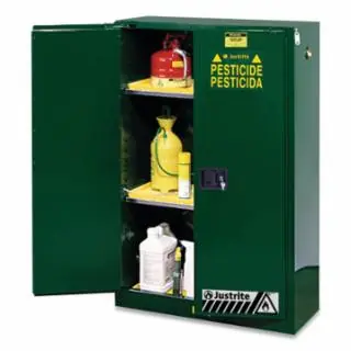 Hassle-Free Returns Justrite 894504 45 Gal Cab Pest Man W/Pdl Hndl