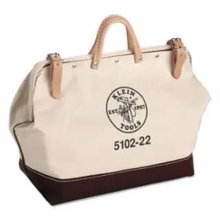 Final Sale Klein Tools 5102-22 Canvas Tool Bag, 22-Inch