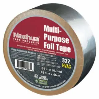 Nashua 1087627 322-2-Foil 2"X50 Yds Aluminum Foil Tape (1 RL) Limited Offer