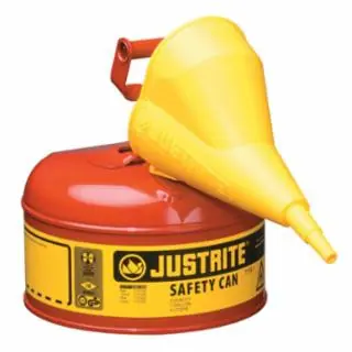 Save Now Justrite 7110110 Type 1 1 Gal Red Safetycan With Funnel