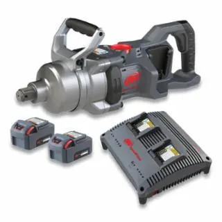Latest INGERSOLL RAND POWER TOOLS/HOISTS/AIR MOTORS 1" CORDLESS IMPACT WRENCH 2 BATTERY KIT