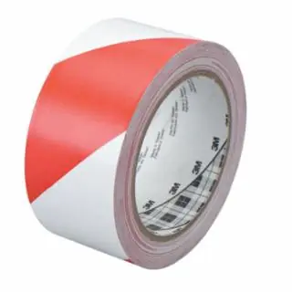 3M 7000148378 3M Hazard Warning Tape 767 Red/White 2"X36Yd 5Mi (1 RL) Direct From Factory