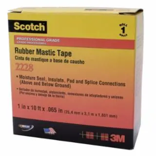 Scotch 7000005986 2228 2"X10‘ Rubber Mastic Tape (1 RL) Top Pick