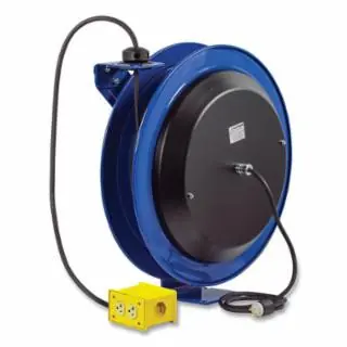 Coxreels PC24-0012-B Pwr Cord Spring Rewind Reels Quad Ind Rec 100‘ Free Returns
